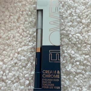 FLOWER Beauty Dual-Ended Eyeliner - Sapphire & cream &chromon